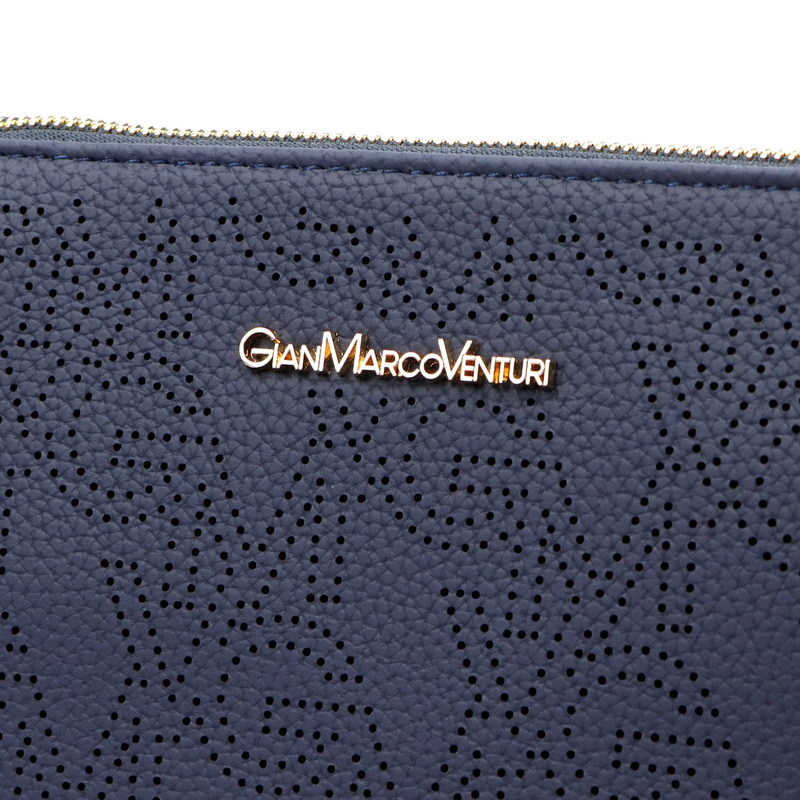 Gian Marco Venturi Listonoszka Na Ramię Damska Mała Skóra Eko Organizer