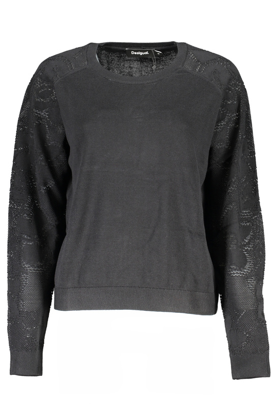 CZARNY SWETER DESIGUAL DAMSKI