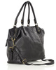 Torba biznesowa bowling retro bag skórzana - MARCO MAZZINI czarny