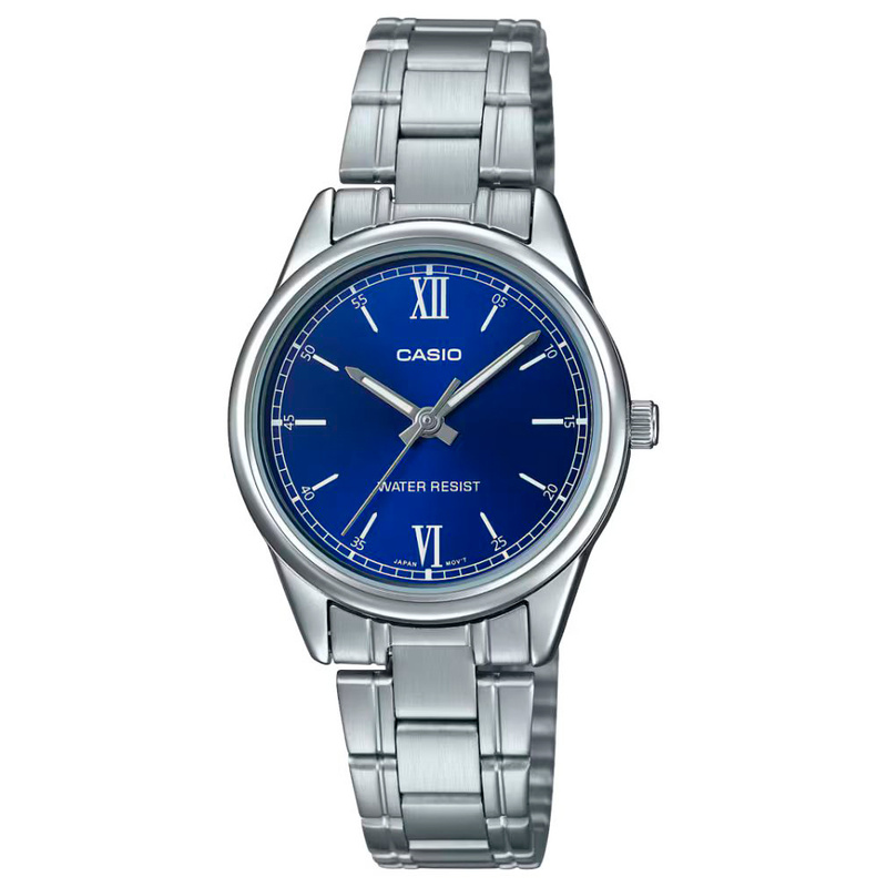 Zegarek CASIO LTP-V005D-2B2. Kwarcowy, Kolor niebieski. Kobieta.