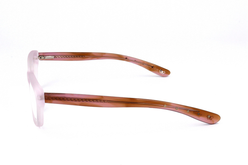 Okulary BOTTEGA VENETA BV205449. Okulary, Kolor różowy havana liliowy. Kobieta.
