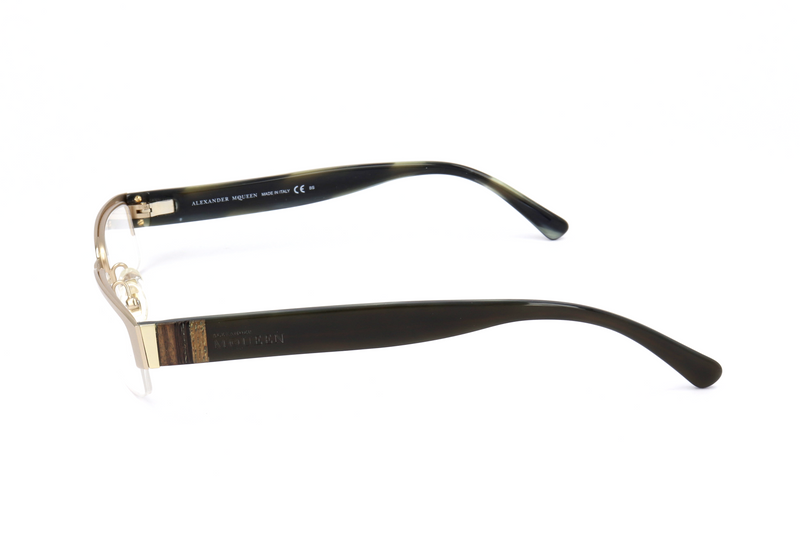 Okulary ALEXANDER MCQUEEN AMQ4159R2E. Okulary, Kolor złoty. Unisex.