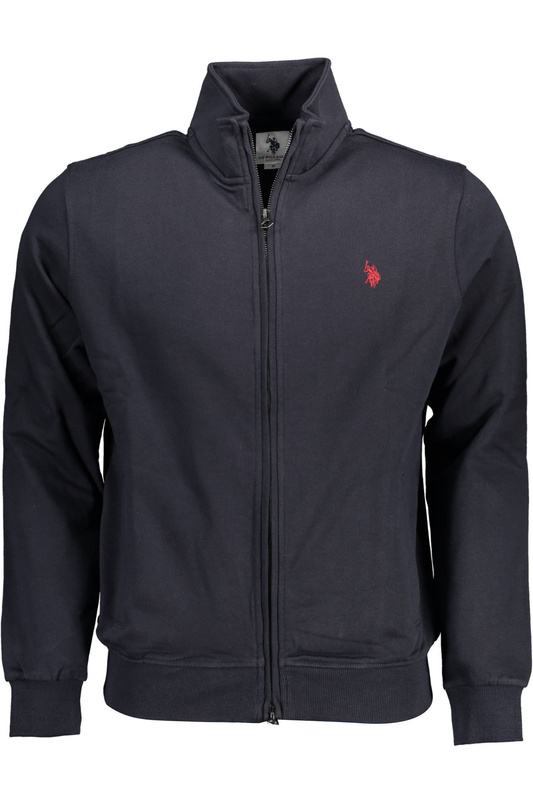 BLUZA US POLO Z ZAMKIEM NIEBIESKA MĘSKA