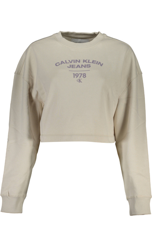 BLUZA DAMSKA CALVIN KLEIN BEZ ZAMKU BEŻOWA