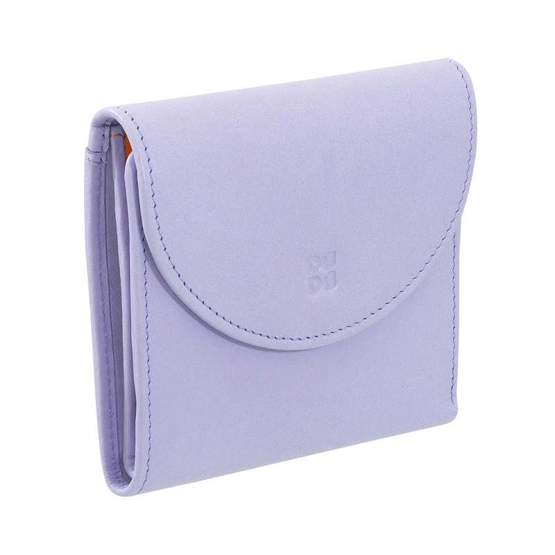 DUDU portfel damski skóra naturalna zgrabna portmonetka na zatrzask