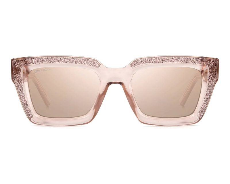 Okulary JIMMY CHOO MEGS-S-FWM2S. Okulary przeciwsłoneczne, Kolor różowy. Kobieta.