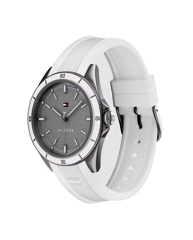 Zegarek TOMMY HILFIGER 1782478. Kwarcowy, Kolor szary. Kobieta.