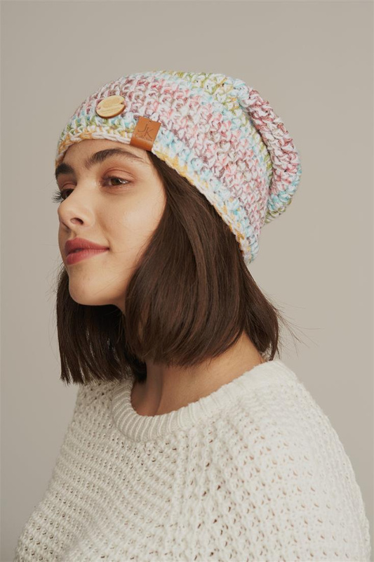 Komplet zimowy czapka + komin Handmade