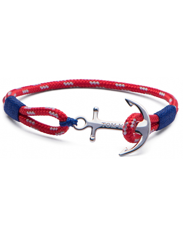 Biżuteria TOM HOPE TM0021. Bransoletka, Kolor czerwony niebieski srebrny. Unisex.