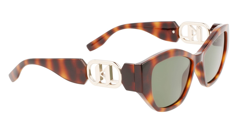 Okulary KARL LAGERFELD KL6086S-240. Okulary przeciwsłoneczne, Kolor brązowy. Kobieta.