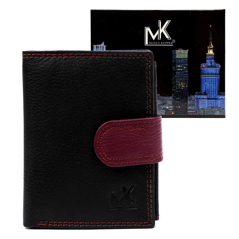 Skórzany męski portfel Money Kepper SN5131B MCN RFID