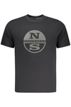 NORTH SAILS MĘSKA KOSZULKA Z KRÓTKIM RĘKAWEM W KOLORZE CZARNYM