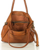 Torba shopper brązowa camel z kieszeniami skóra naturalna – MARCO MAZZINI