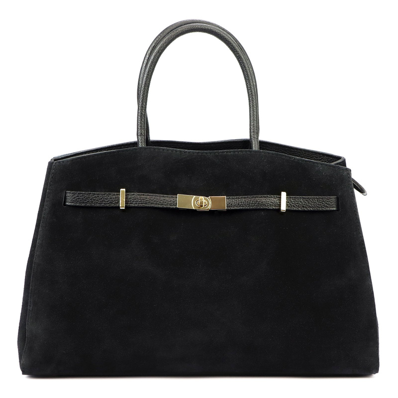 Skórzana stylowa listonoszka kuferek na ramię Luka