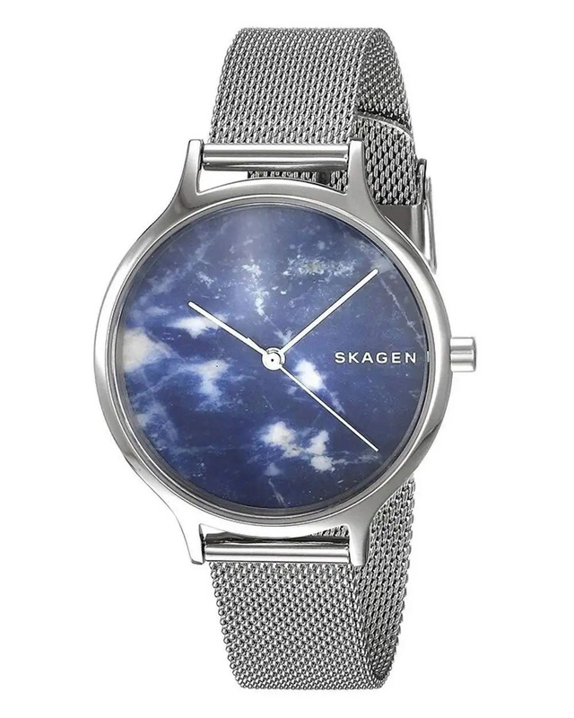 Zegarek SKAGEN SKW2718. Kwarcowy, Kolor niebieski. Kobieta.