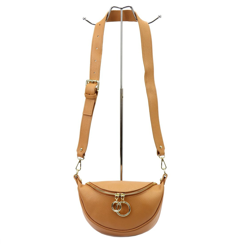 Vera Pelle damska listonoszka skóra naturalna torebka przez ramię miejska