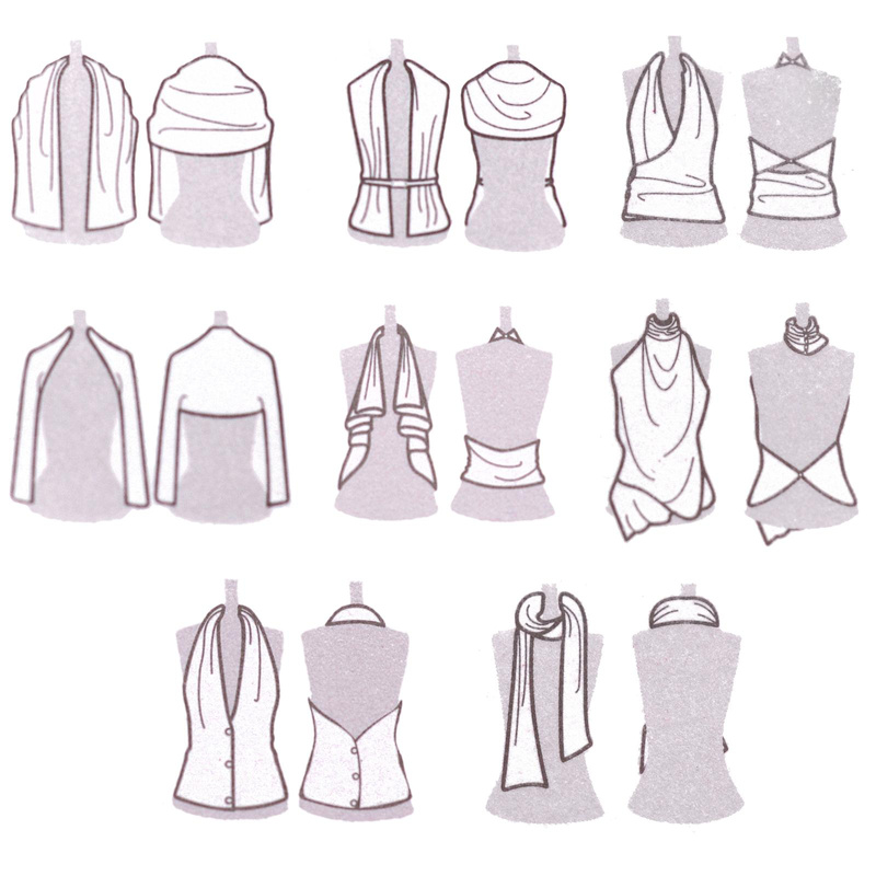 Szal Niezwykły 8 W 1