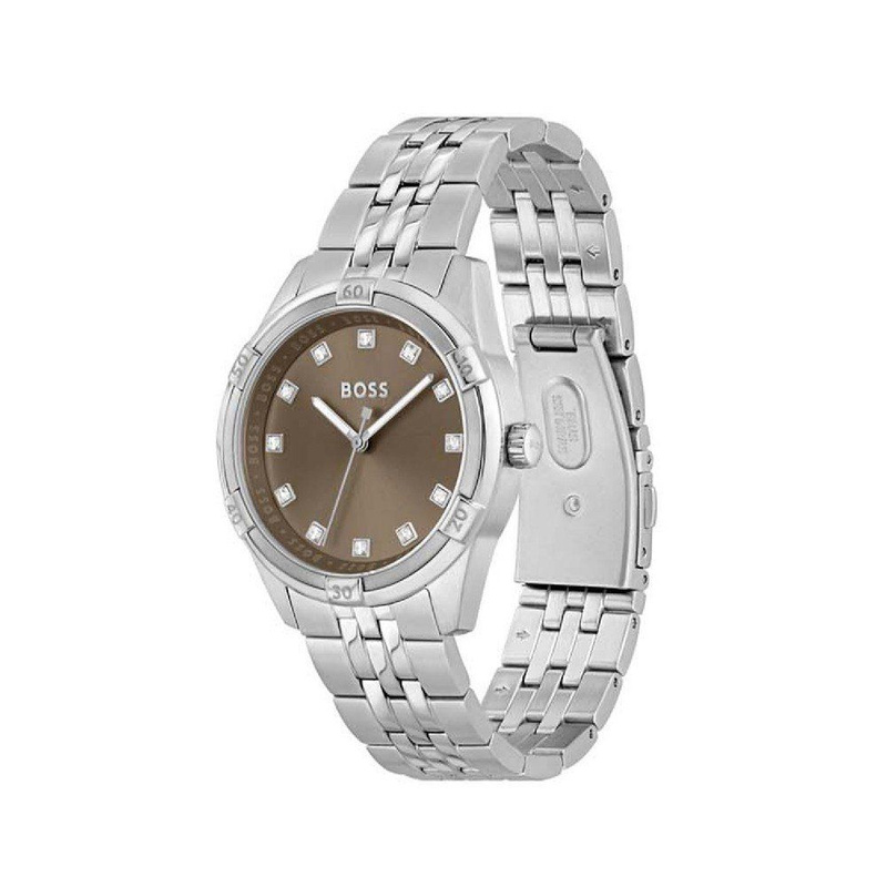 Zegarek HUGO BOSS 1502699. Kwarcowy, Kolor brązowy. Kobieta.