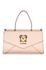 RÓŻOWA TORBA DAMSKA LOVE MOSCHINO