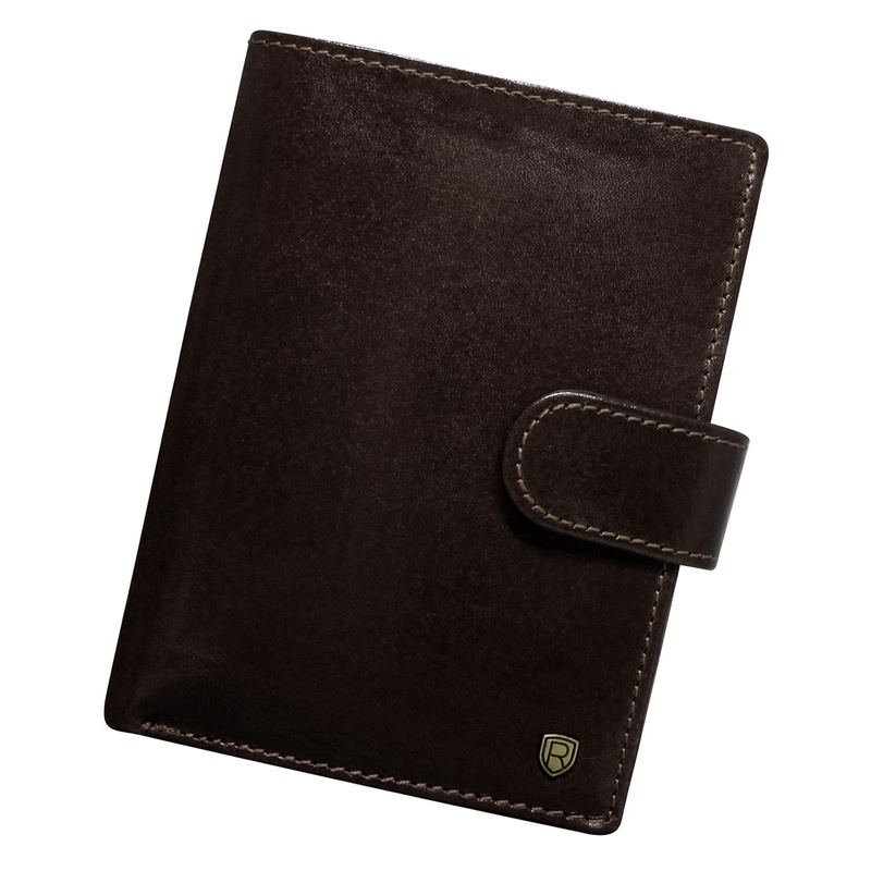 Skórzany męski portfel Rovicky N62L-RVTP RFID