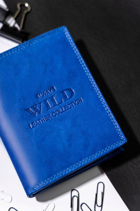 Skórzany męski portfel Wild N4-CHM-NL RFID