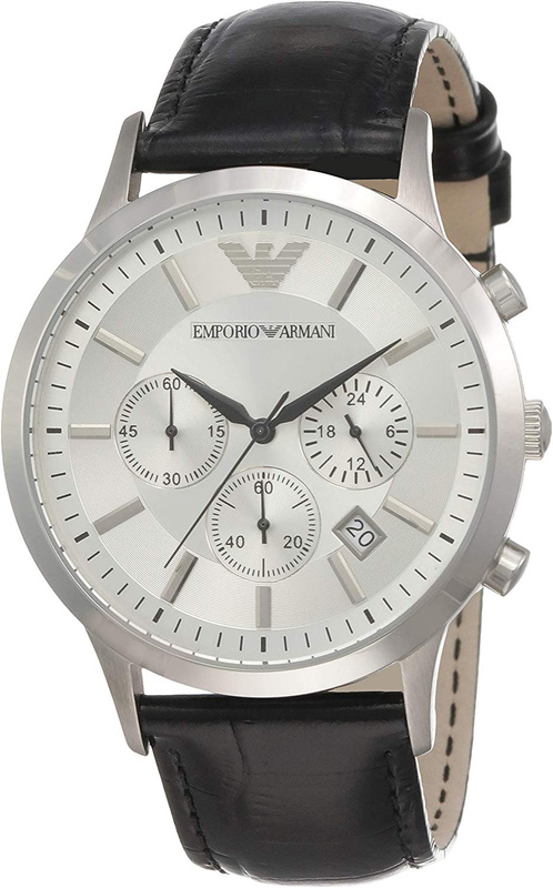Zegarek ARMANI AR2432. Kwarcowy, Kolor srebrny. Mężczyzna.