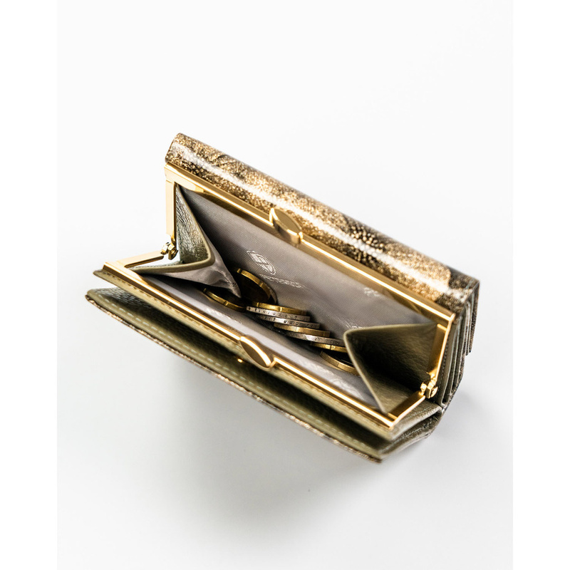 skóra naturalna + Damski portfel ze skóry ekologicznej Peterson PTN PS15-09-FDS