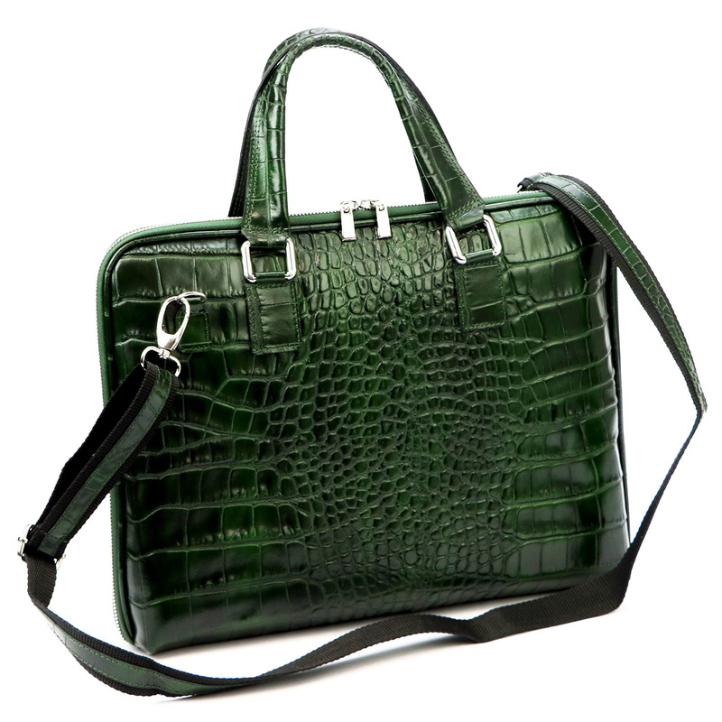 Camilla Skórzana duża teczka torba na dokumenty laptopa do pracy z paskiem