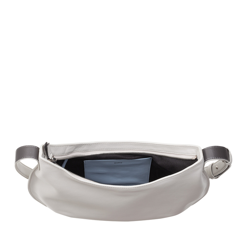 DUDU damska torebka na ramię listonoszka ze skóry naturalnej stylowa