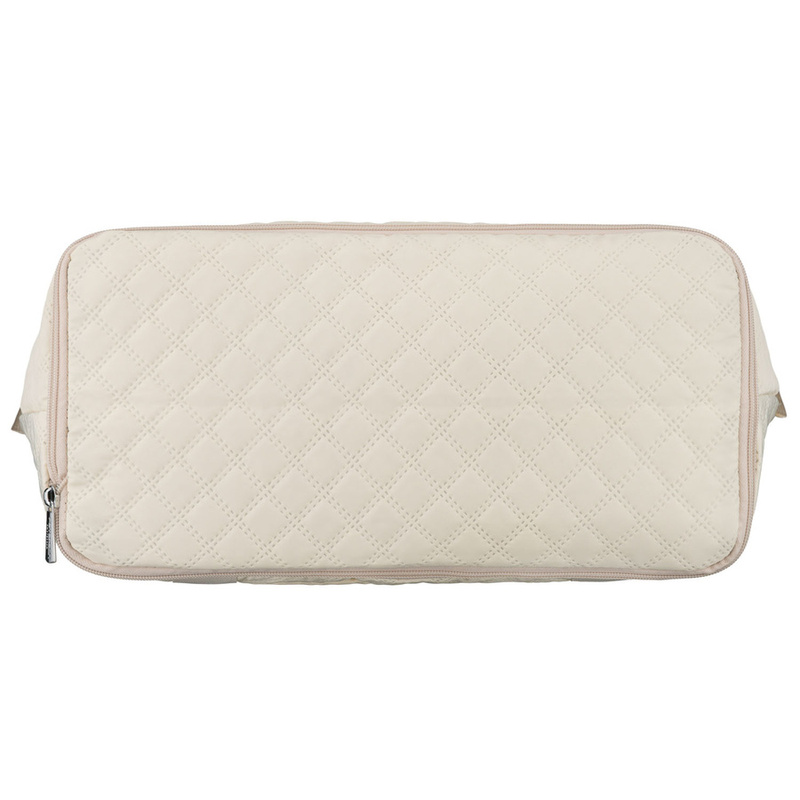 Beżowa, treningowa torba wykonana z poliestru, jednokomorowa - Peterson