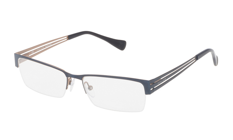 Okulary POLICE VPL137-55049A. Okulary, Kolor niebieski. Mężczyzna.