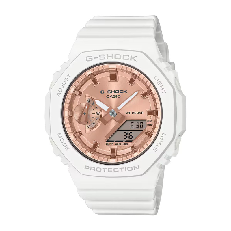 Zegarek CASIO GMAS2100MD7AE. Kwarcowy, Kolor różowy. Kobieta.
