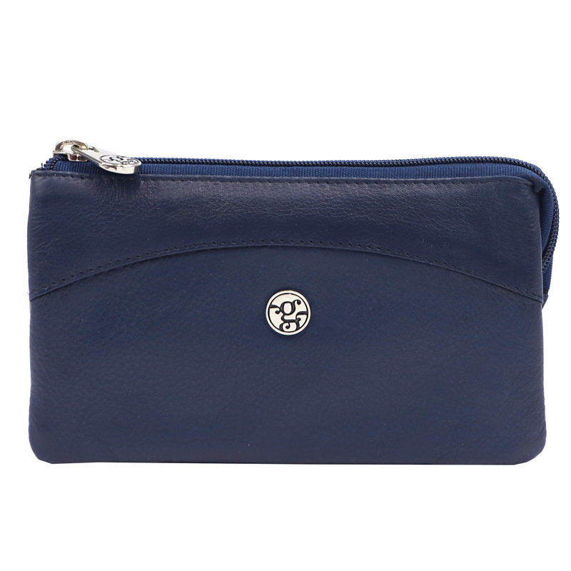 Gregorio damska portmonetka skóra naturalna duży portfel zasuwany