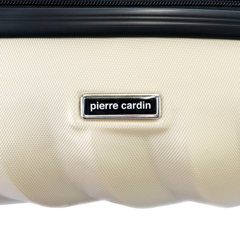 Mocna walizka damska z ABSu Pierre Cardin MED12 x3 Z
