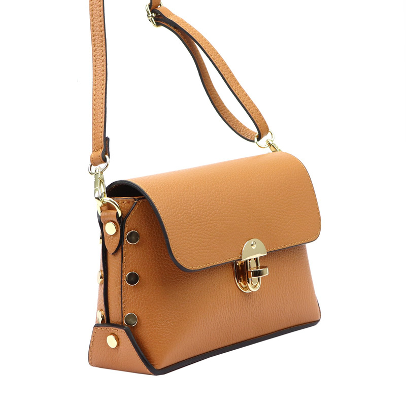 Luka damska listonoszka torebka przez ramię skóra naturalna stylowa