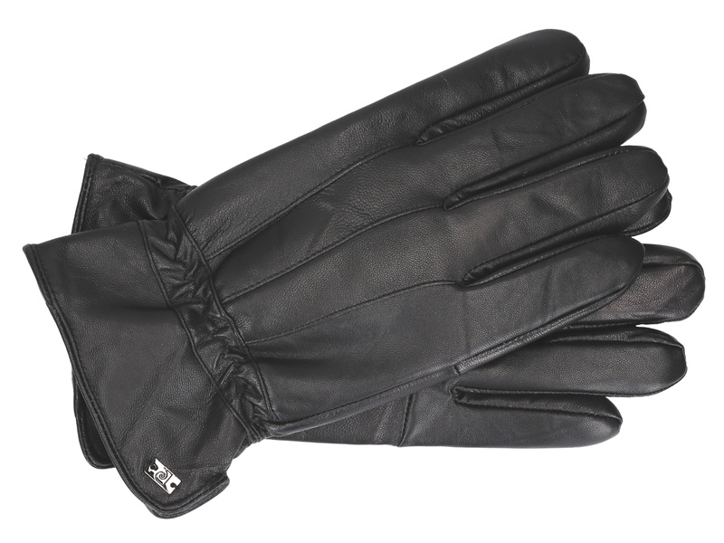 Pierre Cardin męskie rękawiczki skóra naturalna pięciopalczaste ciepłe