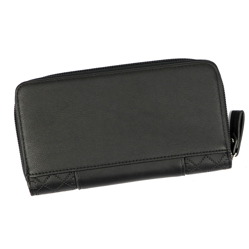 Harvey Miller portfel duży damski skóra ekologiczna podłużna portmonetka