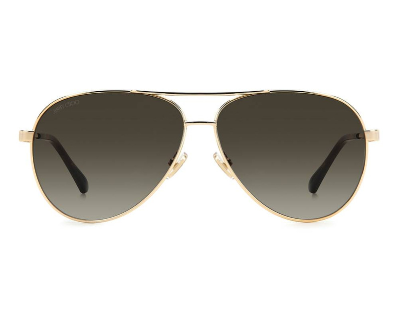 Okulary JIMMY CHOO JIMENA-S-06J. Okulary przeciwsłoneczne, Kolor złoty. Kobieta.