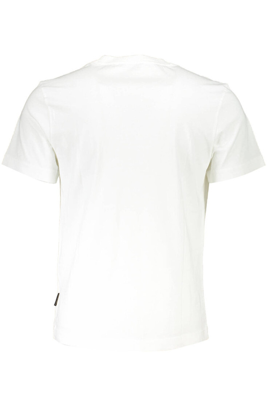 NAPAPIJRI T-SHIRT Z KRÓTKIM RĘKAWEM MĘSKI BIAŁY