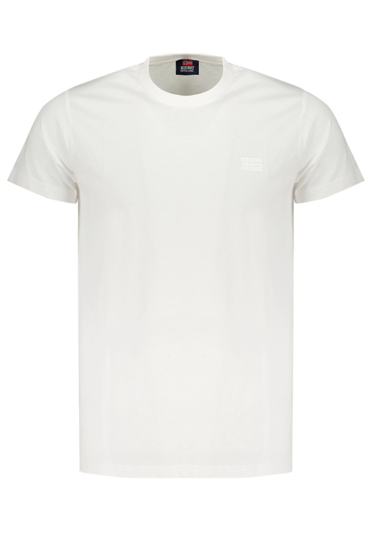 BIAŁY T-SHIRT MĘSKI Z KRÓTKIM RĘKAWEM Norway 1963