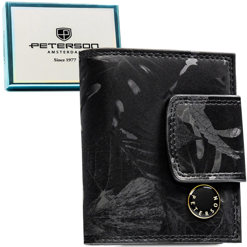 Skórzany damski portfel Peterson PTN PS329-MLF