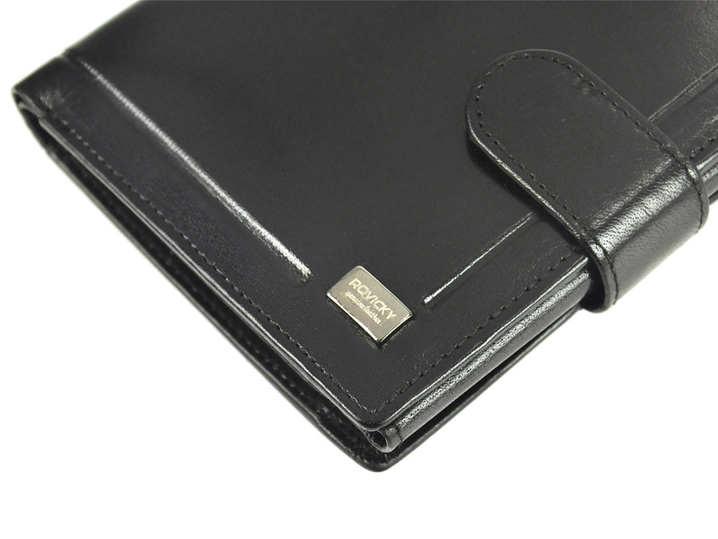 Skórzany męski portfel Rovicky PC-102L-BAR RFID