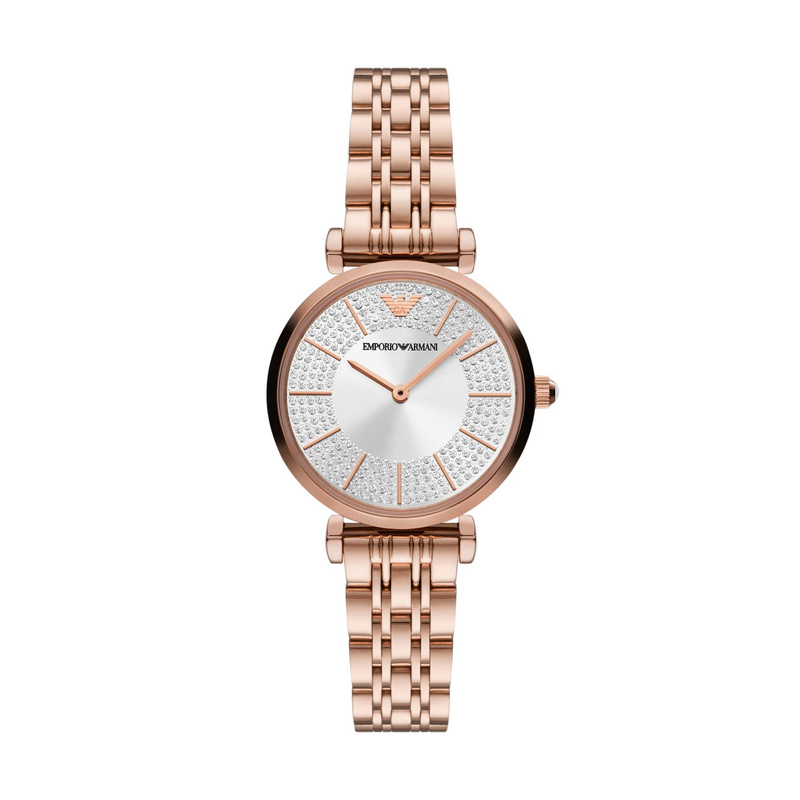 Zegarek ARMANI AR11446. Kwarcowy, Kolor szary. Kobieta.