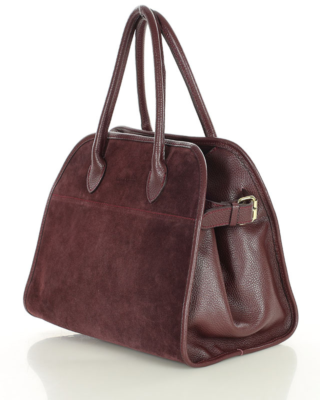 Torebka damska worek hobo bag skóra naturalna - MARCO MAZZINI czarna