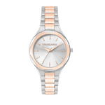 Zegarek TRUSSARDI R2453157504. Kwarcowy, Kolor biały. Kobieta.