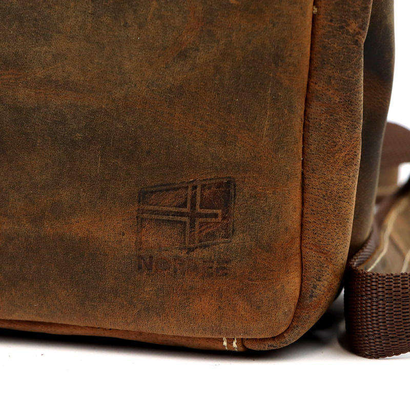 Nordee męska saszetka skóra naturalna torba miejska na ramię z kieszeniami