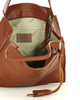 Modna torebka damska skórzany shopper bag - MARCO MAZZINI Portofino Max brąz