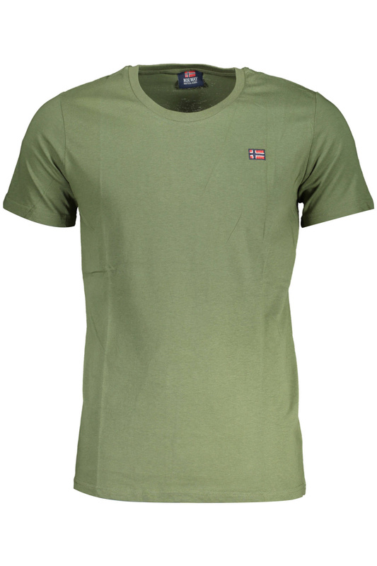 Norway 1963 M�SKA KOSZULKA Z KR�TKIM R�KAWEM ZIELONA