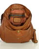 MARCO Miejski plecak skórzany w stylu old look handmade leather brąz camel