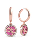 Biżuteria GUESS UBE70252. Kolczyki, Kolor różowy. Kobieta.